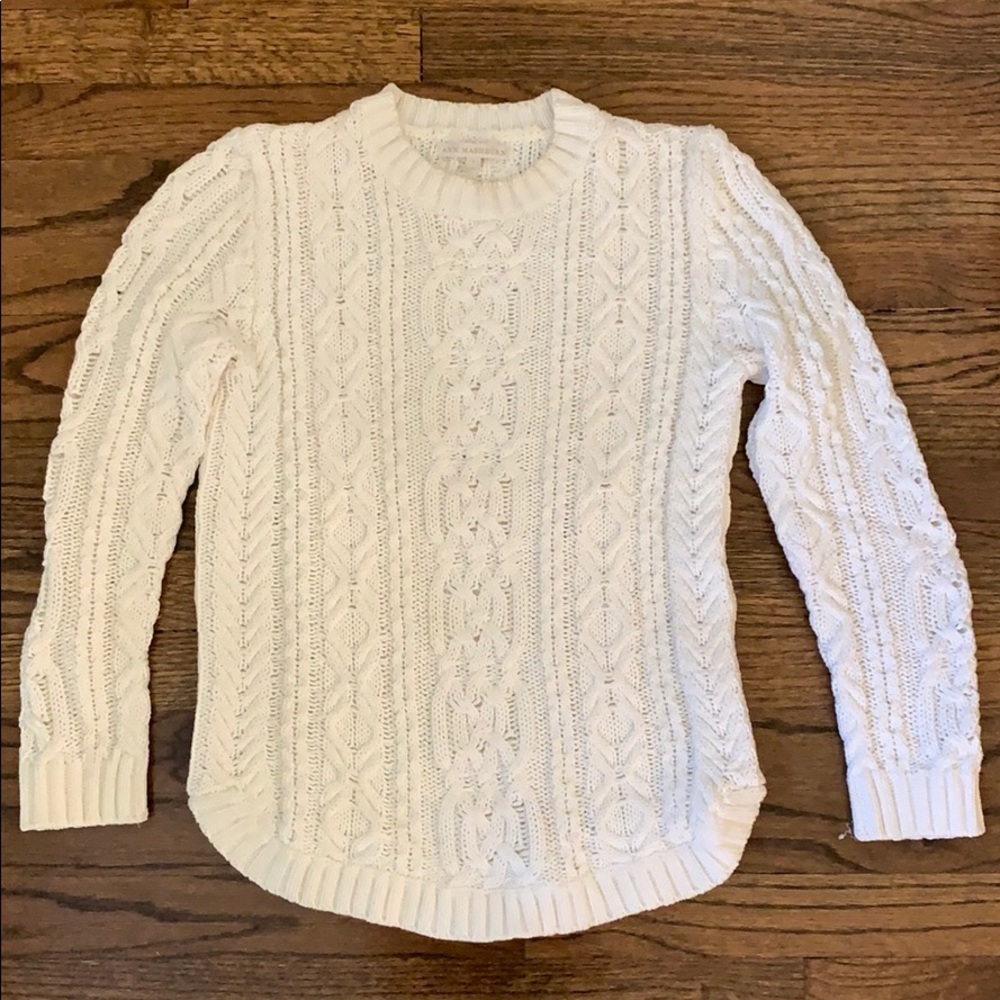 Ann Mashburn Fisherman’s Sweater - Cotton, Size S